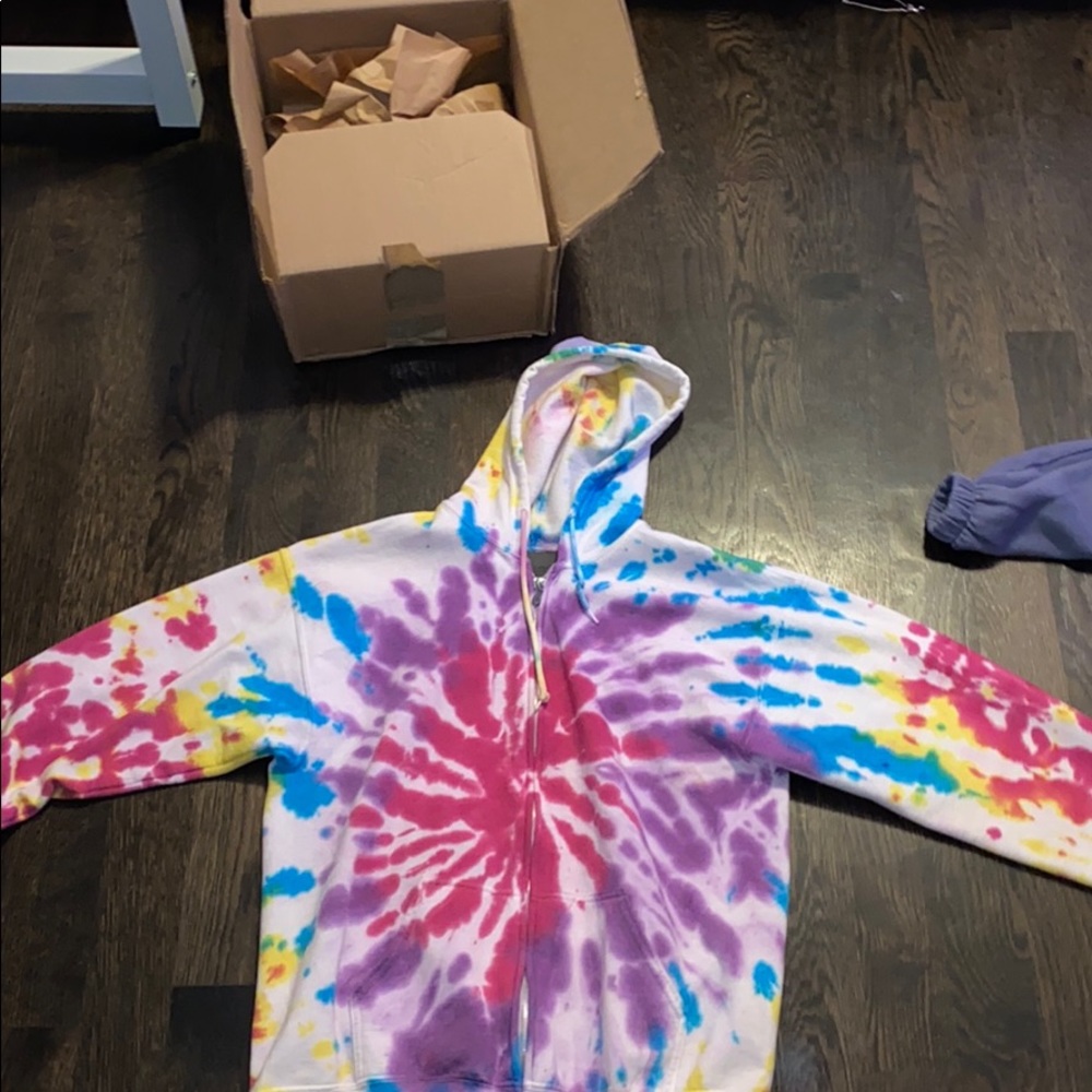 Carmar Denim Tie Die Zip Up! (Lf Stores)